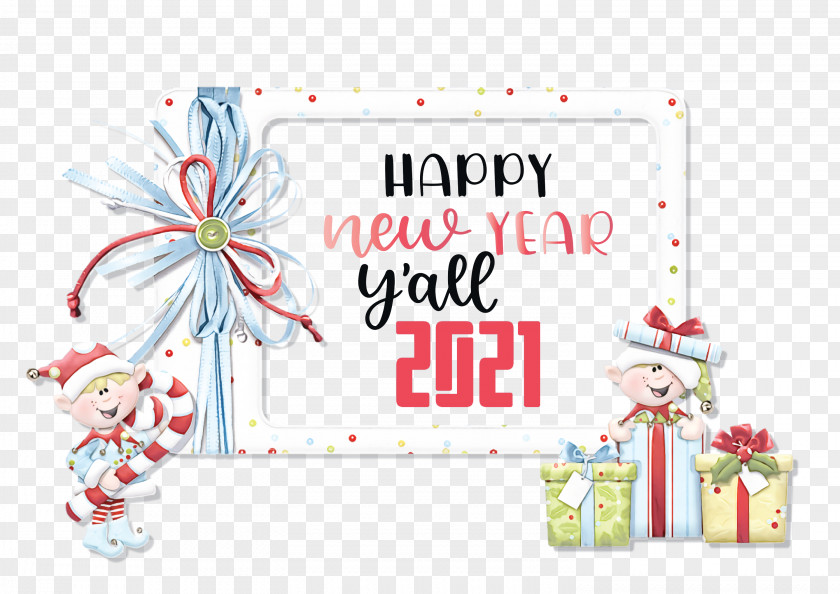 2021 Happy New Year Wishes PNG