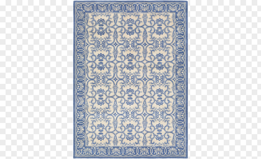 Carpet Tufting Area Rectangle Blue PNG