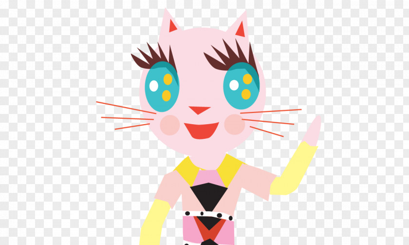 Cat Mammal Clip Art Character Image PNG