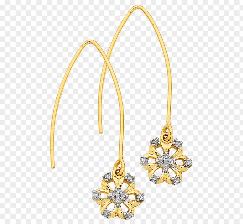 Flowers Set Earring Jewellery Colored Gold Necklace PNG