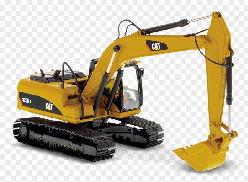 High Resolution Excavator Clipart Caterpillar Inc. Die-cast Toy Hydraulics Hydraulic Machinery PNG