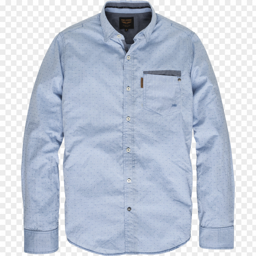 T-shirt Long-sleeved Blue PNG