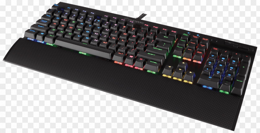 Cherry Computer Keyboard Corsair Gaming K95 Keypad RGB Mechanische Tastatur Mit MX Red Schaltern Color Model PNG