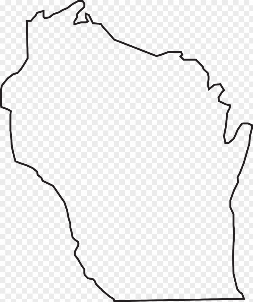 Map Wisconsin Vector Clip Art PNG