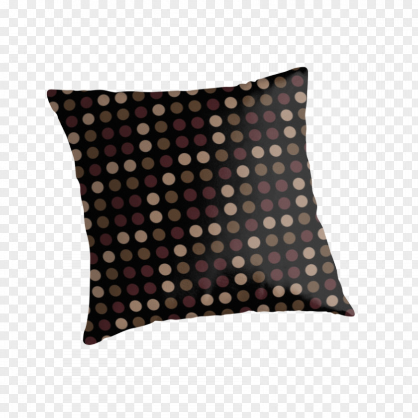 Marsala Throw Pillows Cushion Polka Dot Pattern PNG