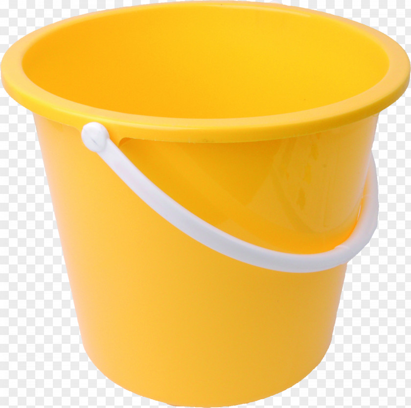 Plastic Yellow Bucket Image Free Download Mop Cart PNG
