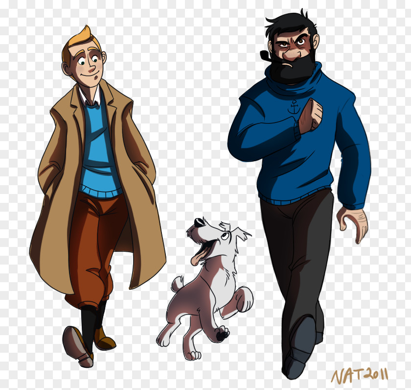 Snowy Captain Haddock Drawing The Adventures Of Tintin Art PNG