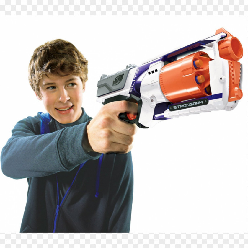 Toy NERF N-Strike Elite Strongarm Blaster Nerf PNG