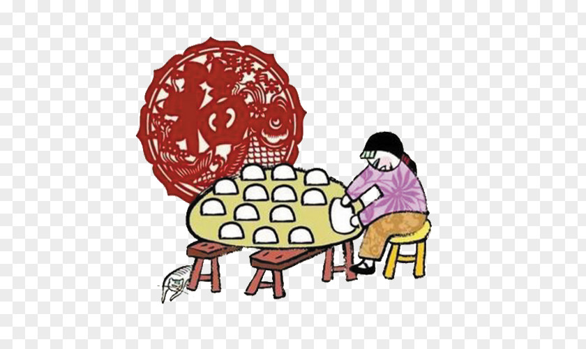A Woman Who Makes Cakes Layue Chinese New Year Oudejaarsdag Van De Maankalender Kitchen God Festival Laba PNG