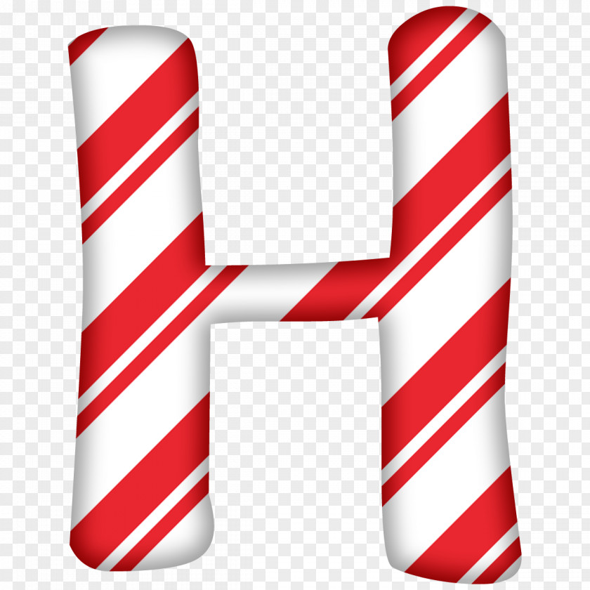 Alphabet Collection Candy Cane Letter Christmas Clip Art PNG