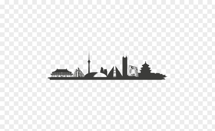 City Silhouette Beijing Architecture Skyline PNG