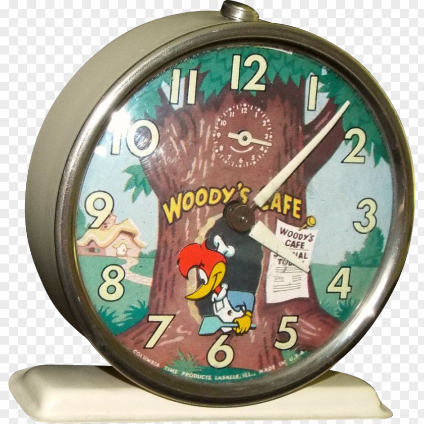 Clock Alarm Clocks Westclox Bedroom Antique PNG