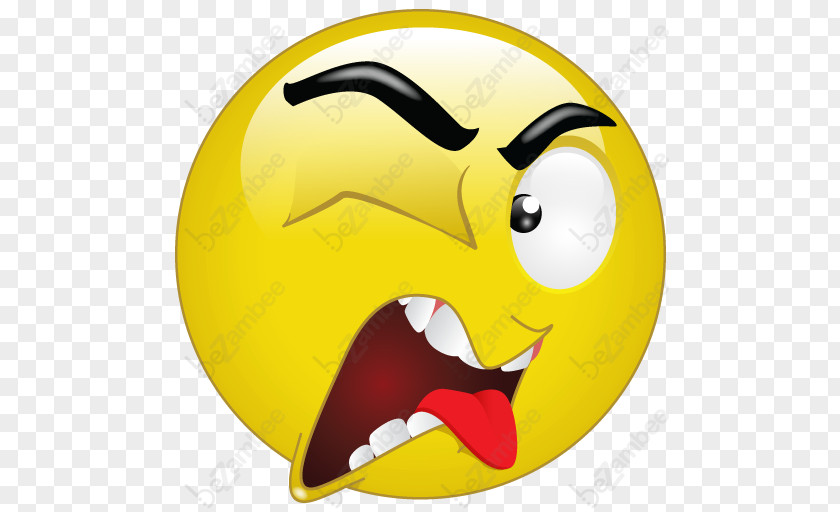 Disgusted Face Emoticon Smiley Clip Art PNG