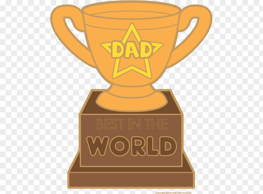 Father Trophy Award Father's Day Clip Art PNG