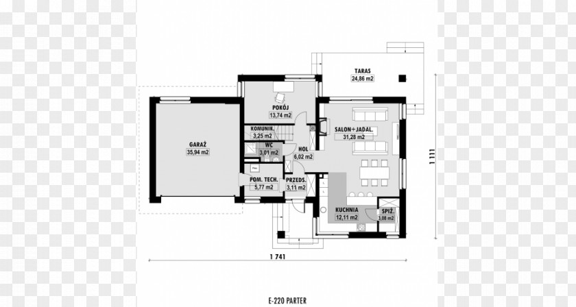 House Floor Plan Powierzchnia Rzut Window PNG