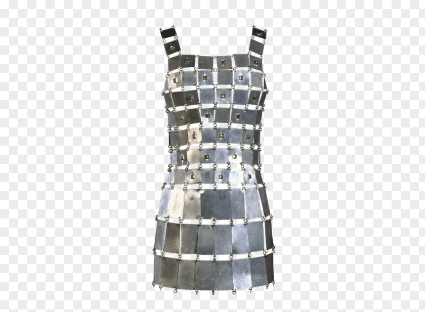 Paco Rabanne Cocktail Dress Full Plaid Sleeve PNG