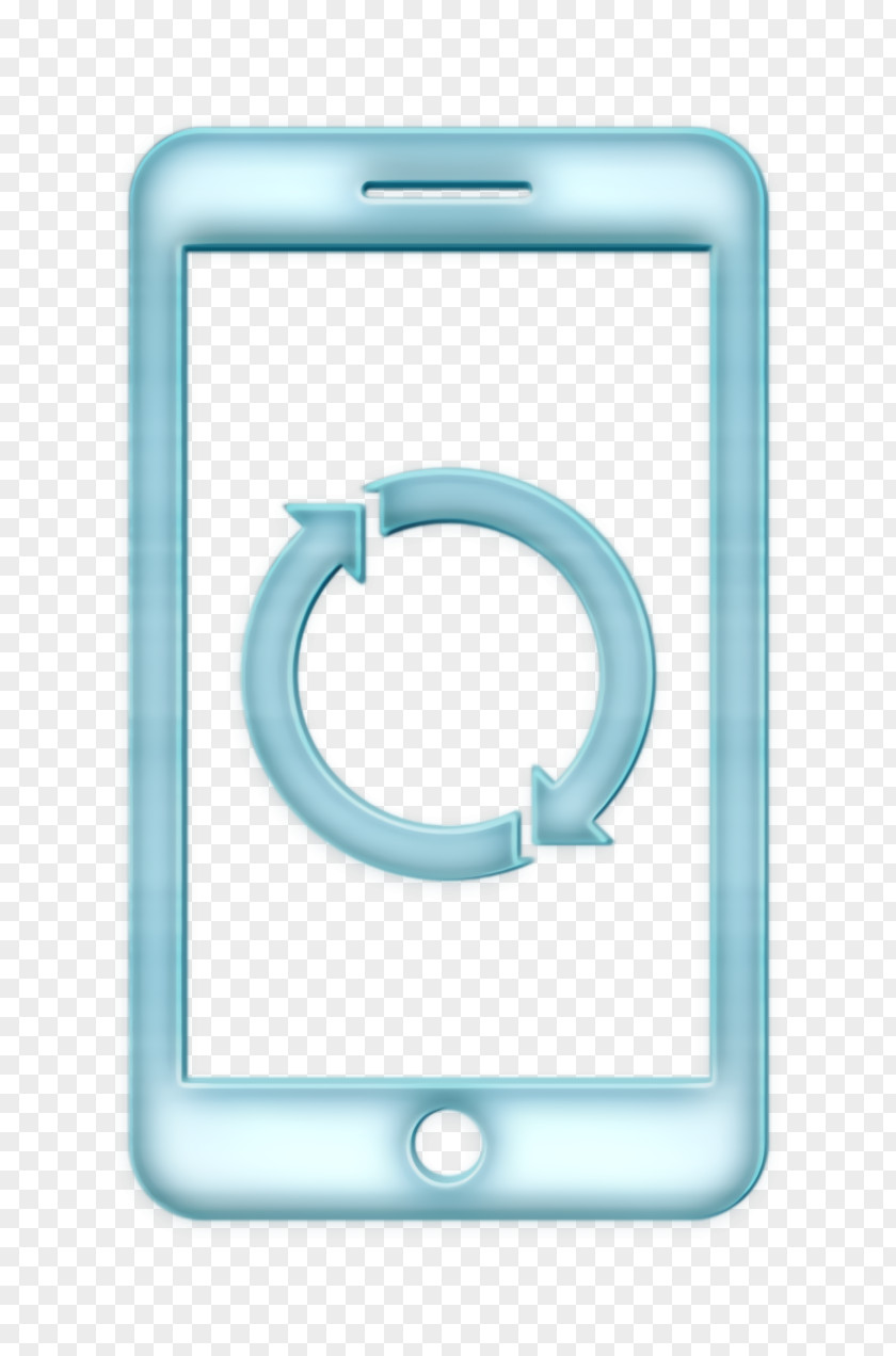 Symbol Technology Refresh Icon Web Smartphone With Reload Arrows PNG