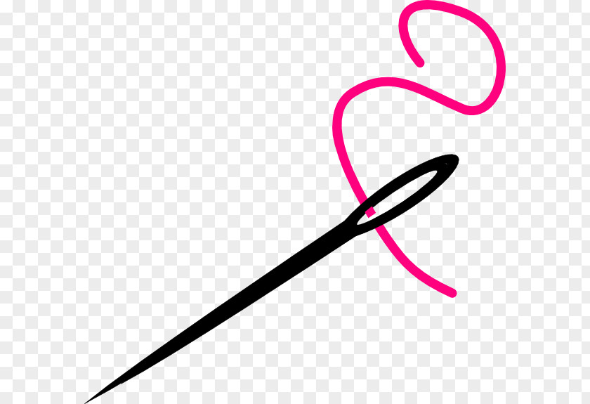Thread Cliparts Needle, And Knot Sewing Needle Clip Art PNG