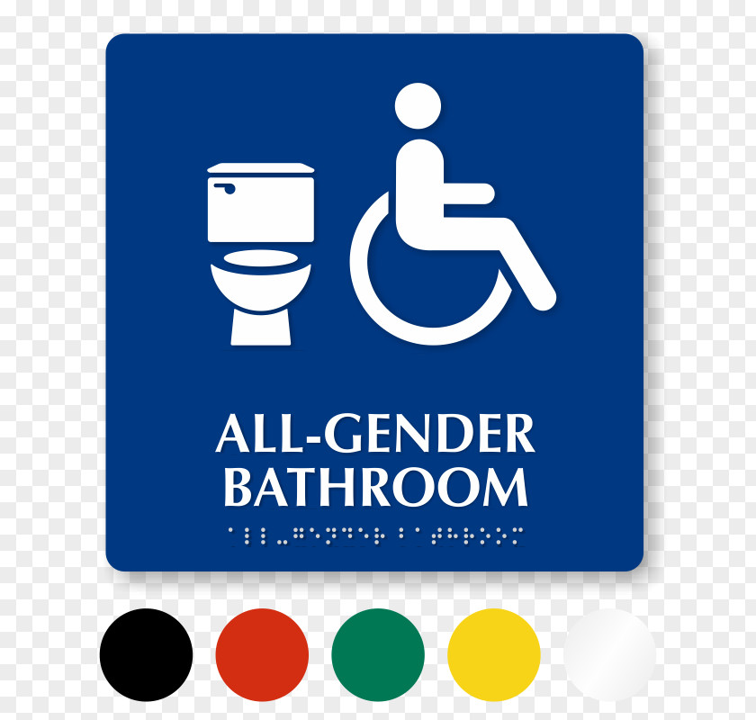 Accessible Toilet Unisex Public Gender Symbol Bathroom PNG