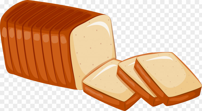 Small And Fresh Yellow Toast Sliced Bread PNG