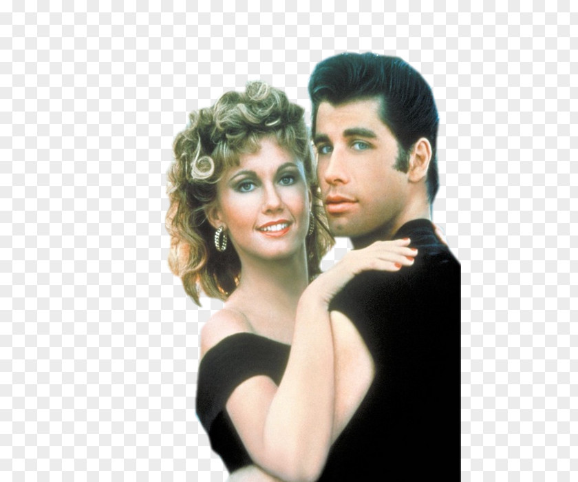 Actor John Travolta Olivia Newton-John Grease Danny Zuko Sandy Olsson PNG