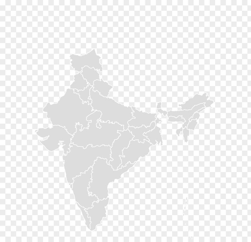India Map Delhi Blank PNG