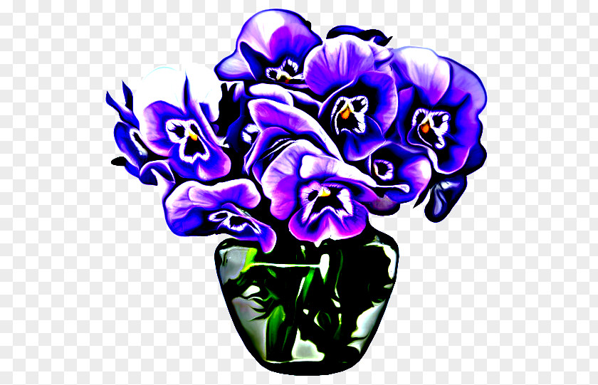Viola Violet Family Flower Purple Plant Flowering PNG