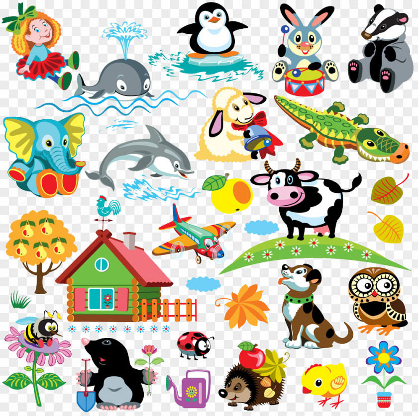 Cartoon Animals PNG