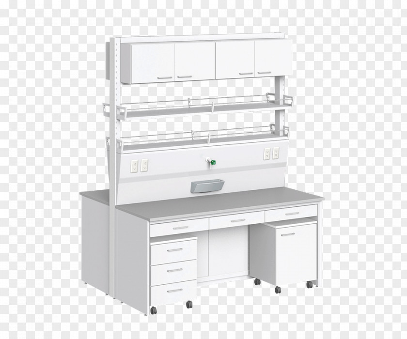 Design File Cabinets Desk Angle PNG