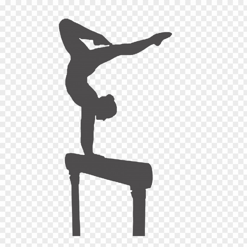 Gymnastics Artistic Silhouette Split Clip Art PNG