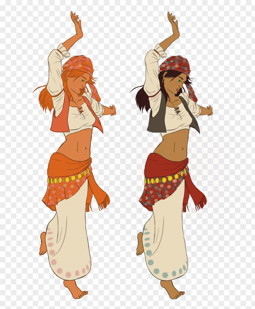 Gypsy Color Scheme Performing Arts Drawing PNG