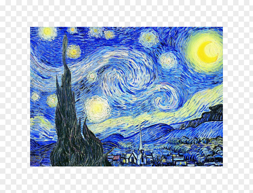 Posters PaintingStarry Night The Starry Jigsaw Puzzles ...Van Gogh, 1853-1890 Van Gogh PNG