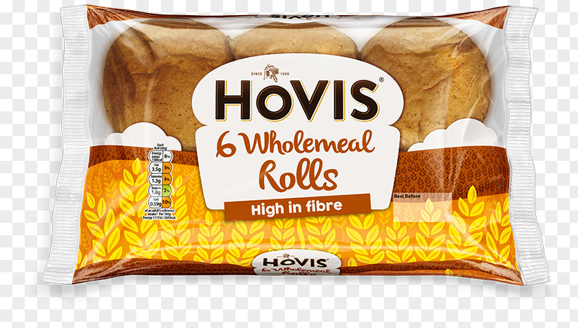 Roll Dough Food Hovis Wholemeal Rolls Bakery Soft White Finger PNG