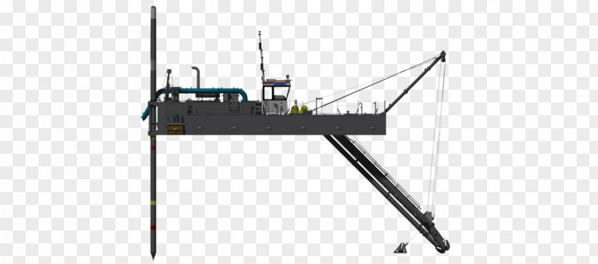 Ship Dredging Vessel Mining Trailing Suction Hopper Dredger PNG