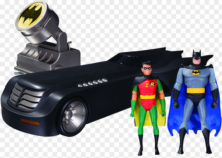 Action Setting Batman Robin Batmobile Man-Bat & Toy Figures PNG
