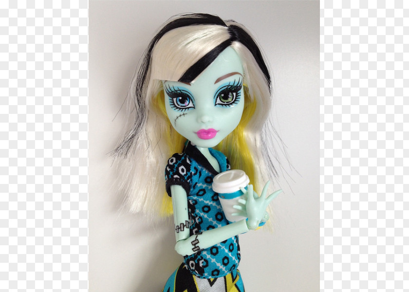 Barbie Frankie Stein Monster High Doll PNG