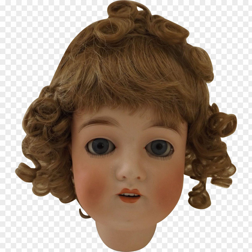 Bisque Doll Forehead Figurine PNG