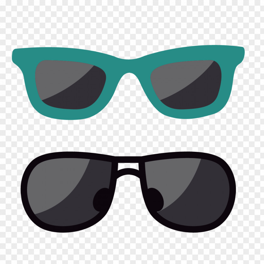 Black Sunglasses Vector Animation PNG