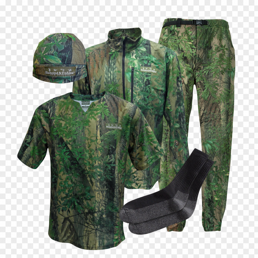 Camo T-shirt Camouflage Clothing Fishing Hunting PNG