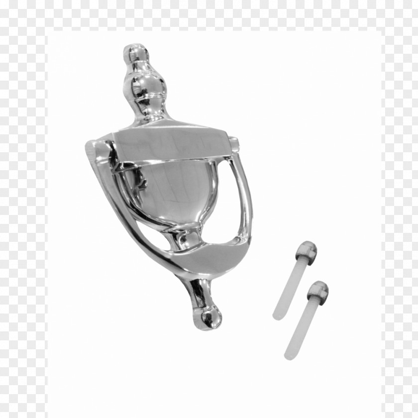 Door Knocker Silver PNG