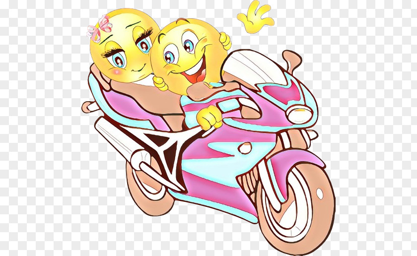 Happy Sticker Cartoon Clip Art Pink Vehicle PNG