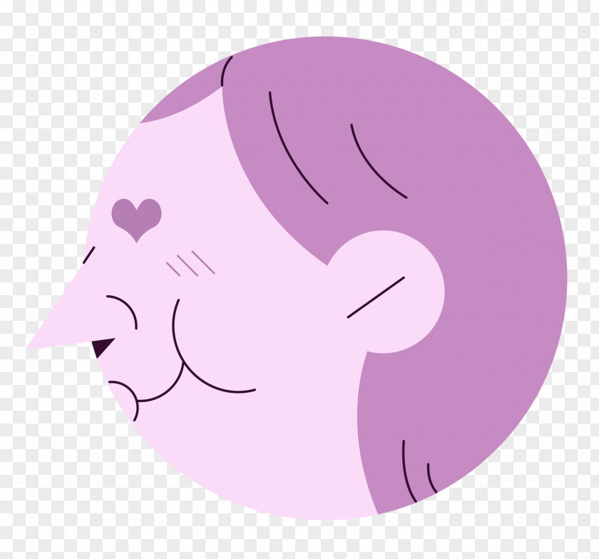 Lilac / M Lilac / M Face Lon:0jjw Forehead PNG