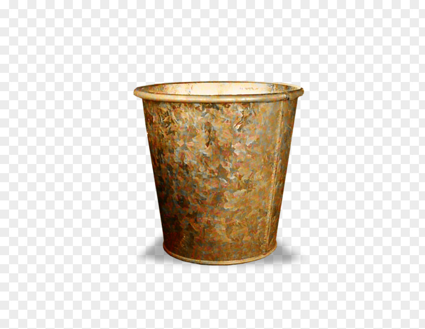 Metal Trash Can Waste Container PNG