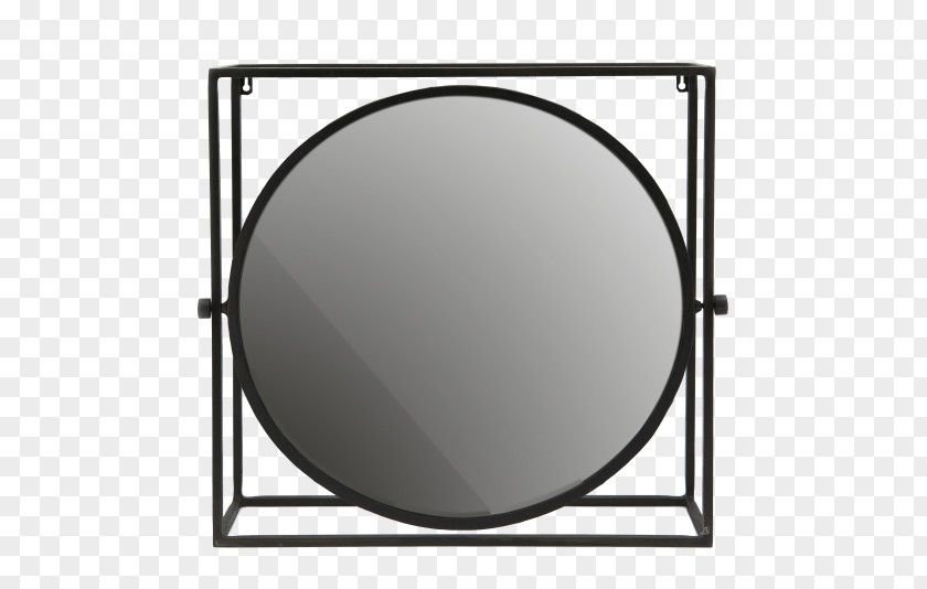 Mirror Metal Square Green Eettafel PNG