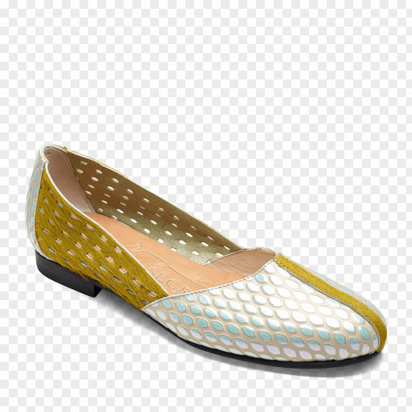 Platform Oxford Shoes For Women Shag Ballet Flat Shoe Color Yellow Fashion PNG