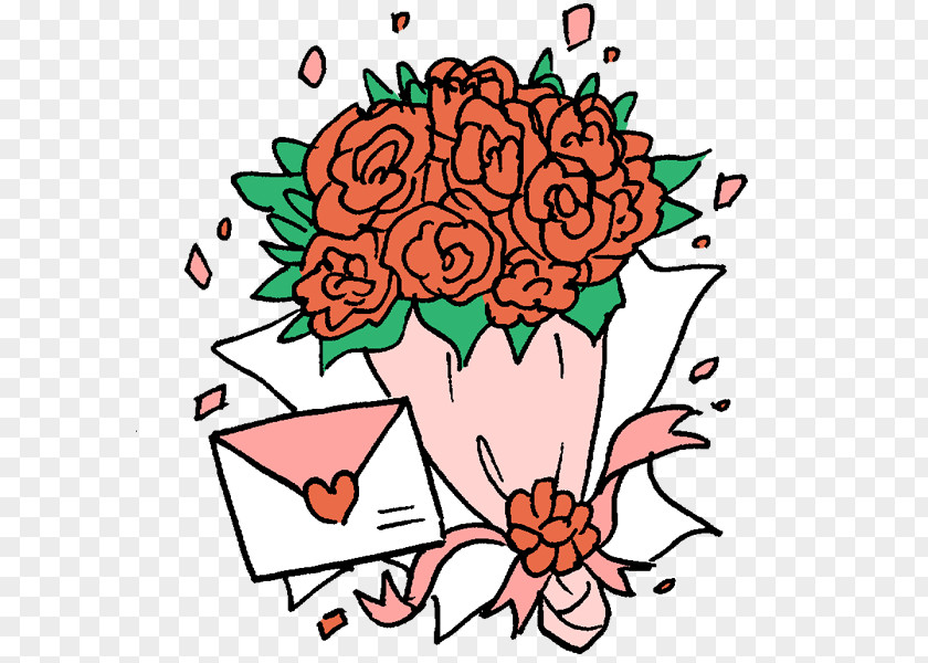 Rose Floral Design Nosegay Cut Flowers PNG