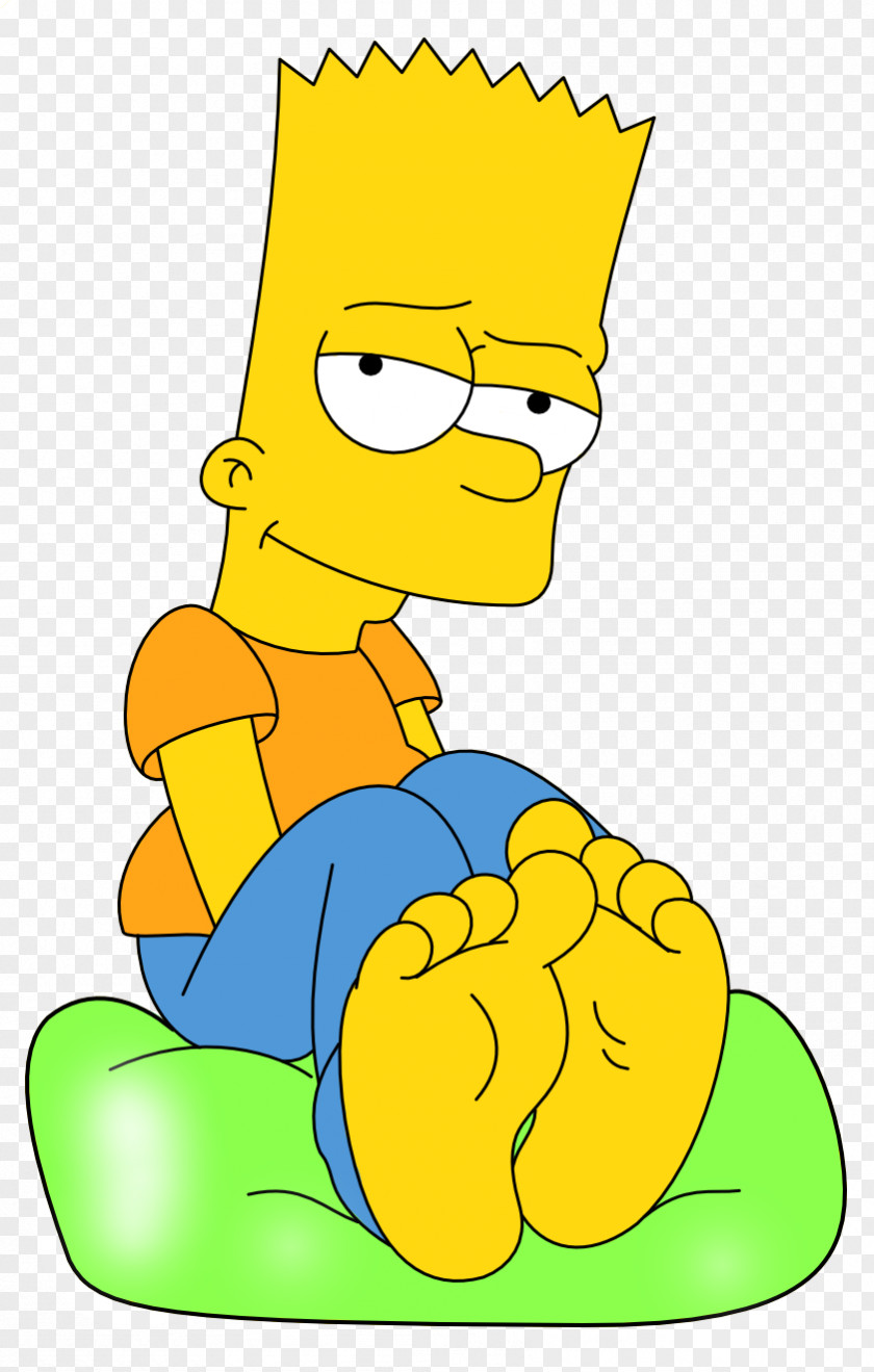 Simpsons Lisa Simpson Bart Marge Foot PNG