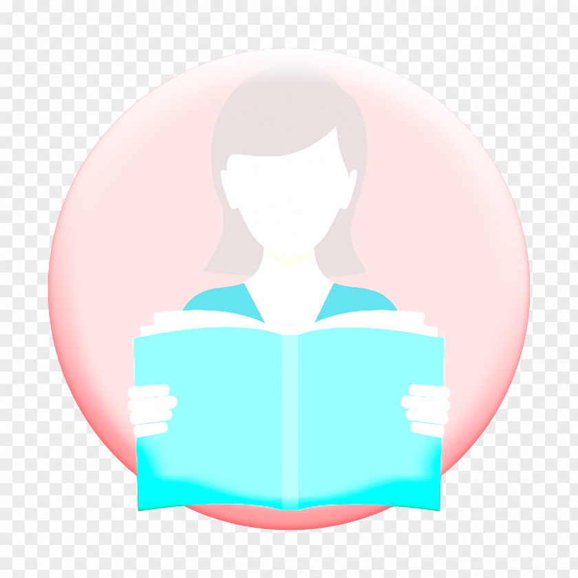 Symmetry Teal Learning Icon Student Education PNG