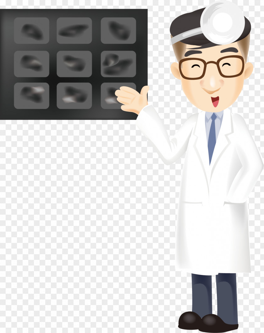 Cartoon Male Doctor Physician Nurse Illustration PNG