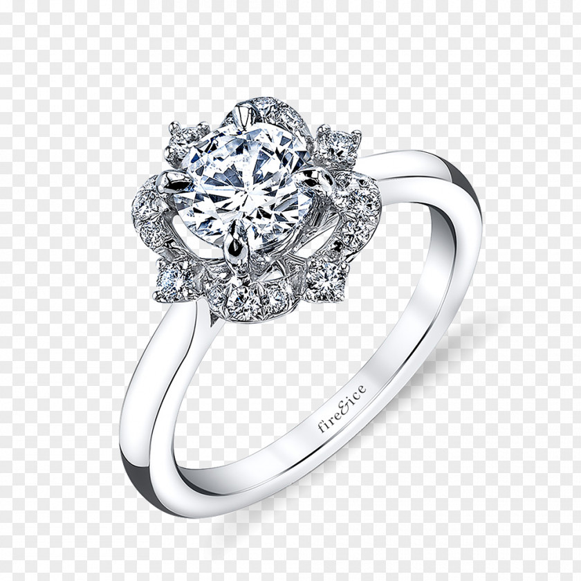 Diamond Ring Of Fire Engagement Wedding Jewellery PNG